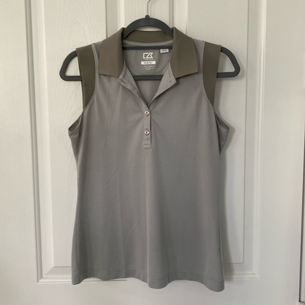 Cutter & Buck Sleeveless CB DryTec Pique Polo, S